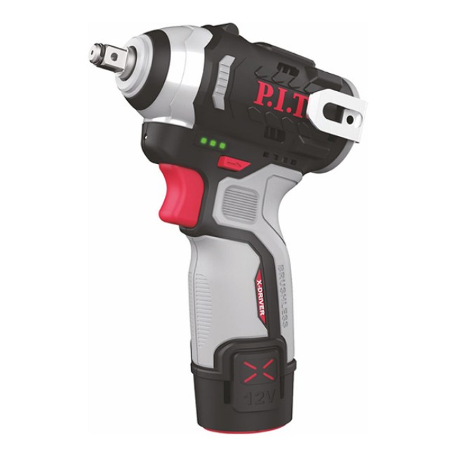 Гайковерт ударный аккумуляторный бесщеточный PIT PIW12K-120A/2 (2 АКБ, ЗУ)