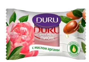 Крем-мыло Пион с маслом арганы 80 г DURU