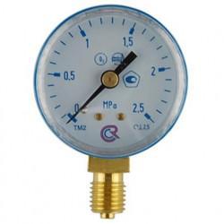 Манометр 50 мм, для кислородного редуктора 0-25МПА М12*1,5