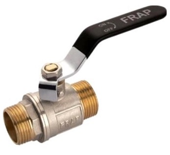 Кран шаровой латунный 1