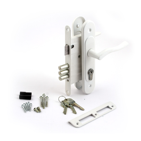 Замок ЗВ 4-1-10-00 белый СТРОММАШИНА
