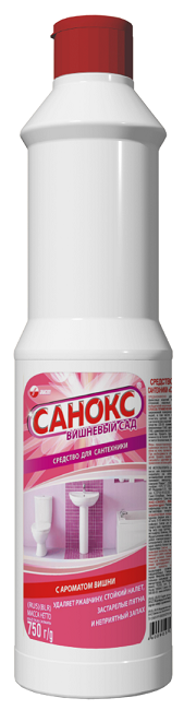 Средство чистящее для ванны АИСТ Санокс Вишневый сад 750 г