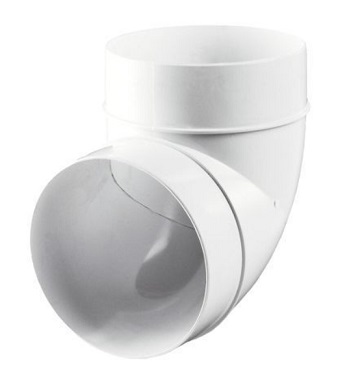 Колено круглое D-150мм, 90 градусов, 323 ZERNBERG