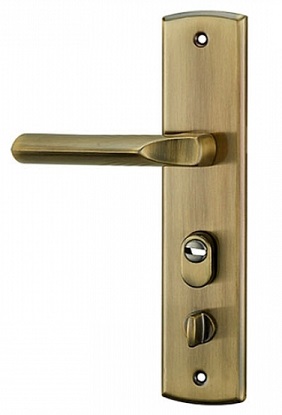 Ручки на планке А1416К S017-R АВ для китайских дверей  с пластиком (правые) ARNI