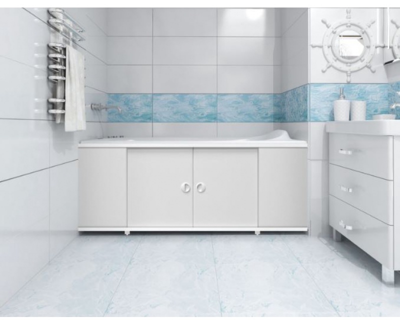 Экран под ванну Купе Белый глянец 1700 мм