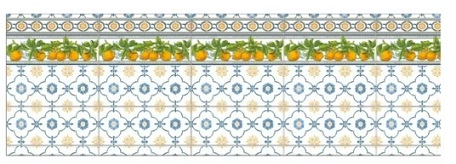 Панель кухонная (фартук) ПВХ Лимончелло 0,6х3м Югпластмаркет