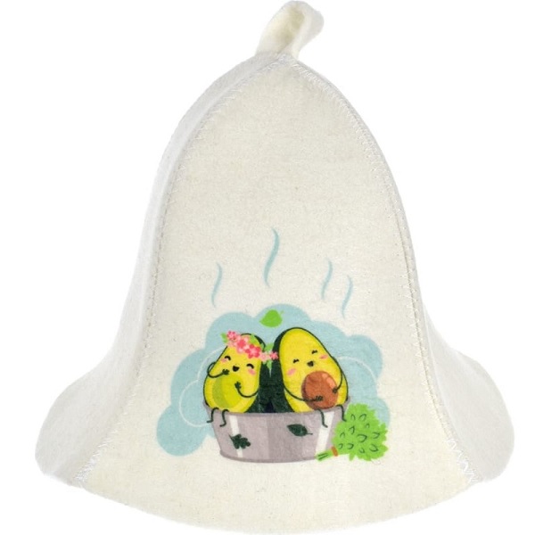 Шапка для бани и сауны 