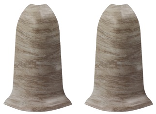 Угол наружный для плинтуса 58 мм 837 Дуб новарский, WINART (уп.2шт)