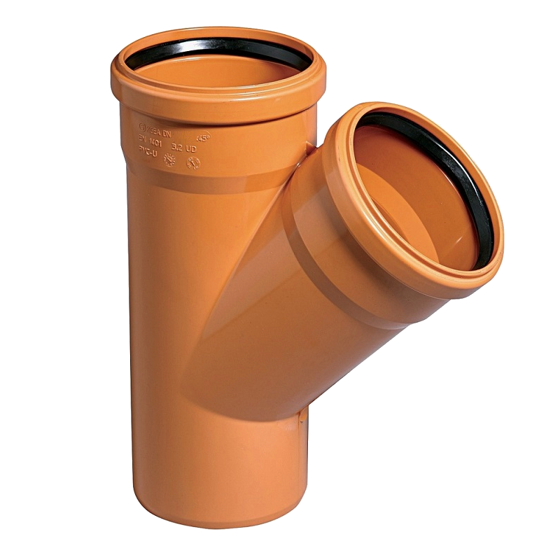 Тройник для наружной канализации 160/160 мм 45 гр. ARMAKAN