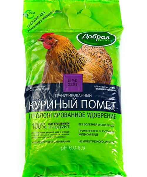 Удобрение Добрая Сила ОГ Куриный помет 2кг