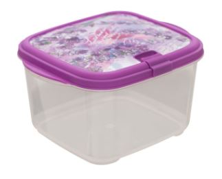 Контейнер для СВЧ Лаванда Click-Decor 1,5 л, Полимербыт 4397308