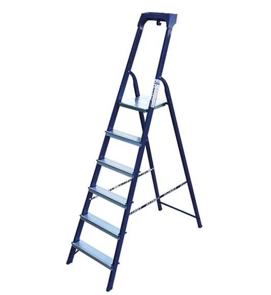 Стремянка 6 ступеней с органайзером М8406АК011 Алюмет