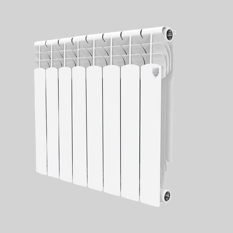 Радиатор биметаллический 500x640 мм 8 секции MONOBLOCK В Royal Thermo