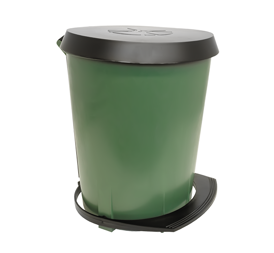 Ведро педальное для мусора (с ведром-вкладышем), 11л., БЗПИ