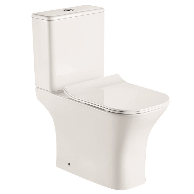 Унитаз-компакт Fretta Square AZ-1215 + AZ-1216 напольный AZARIO