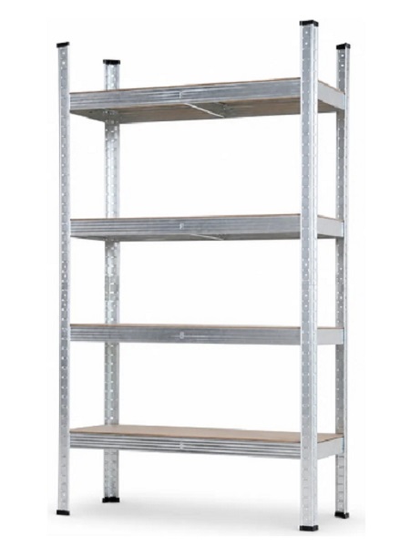 Стеллаж металлический 150x75x30см, 4 полки SKIPER SM-1504