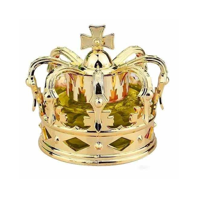Ароматизатор автомобильный на панель КОРОНА KING Желтый