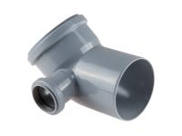 Колено канализационное левое, 45 гр., РосТурПласт
