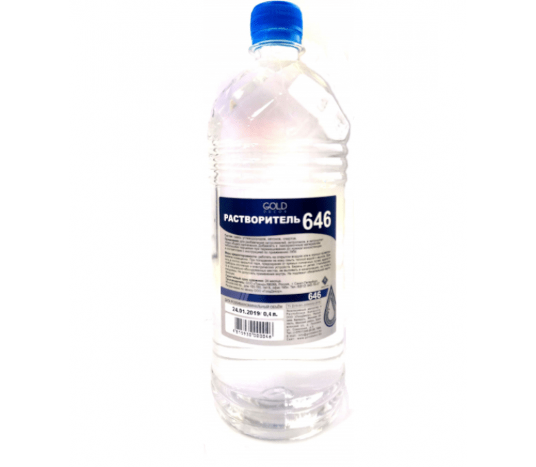 Растворитель 646 0,4 л GoldDecor