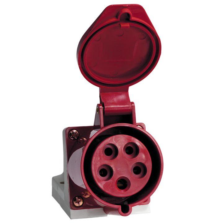 Розетка стационарная 3Р+РЕ+N 16А 380В ETP