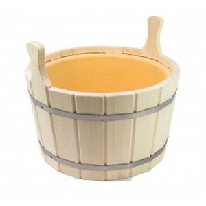 Шайка двуручная 8 л. с пластмассовой вставкой, ПЛ-12 