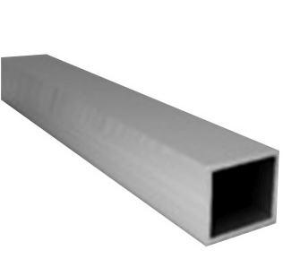 Труба алюминиевая квадратная 12х12х1.2х1000мм серебро