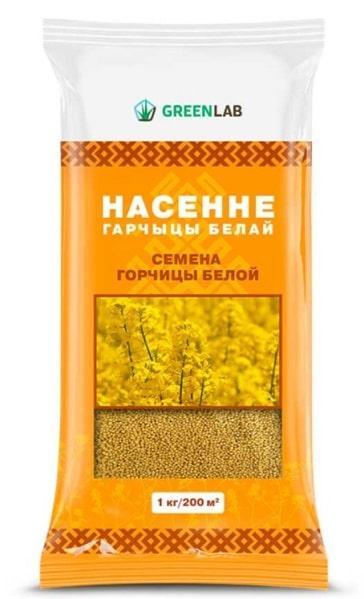 Семена Горчицы белой Greenlab,1кг