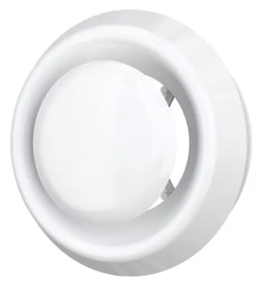 Анемостат приточно-вытяжной с фланцем d125мм ЭРА