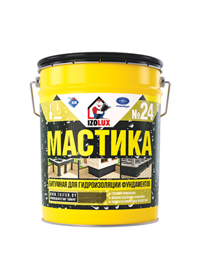 Мастика кровельная и гидроизоляционная битумная IzoLUX №24, 3 кг