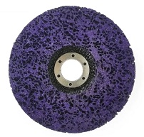 Круг зачистной 125х15x22мм коралловый Purple (фиолетовый) очень жесткий БАЗ 