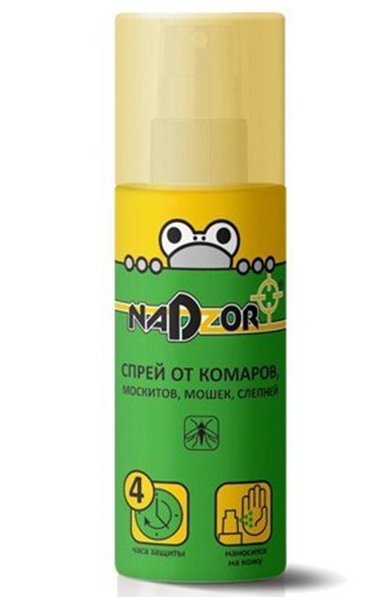 Спpeй oт кoмapoв 100мл Nadzor ISK001N