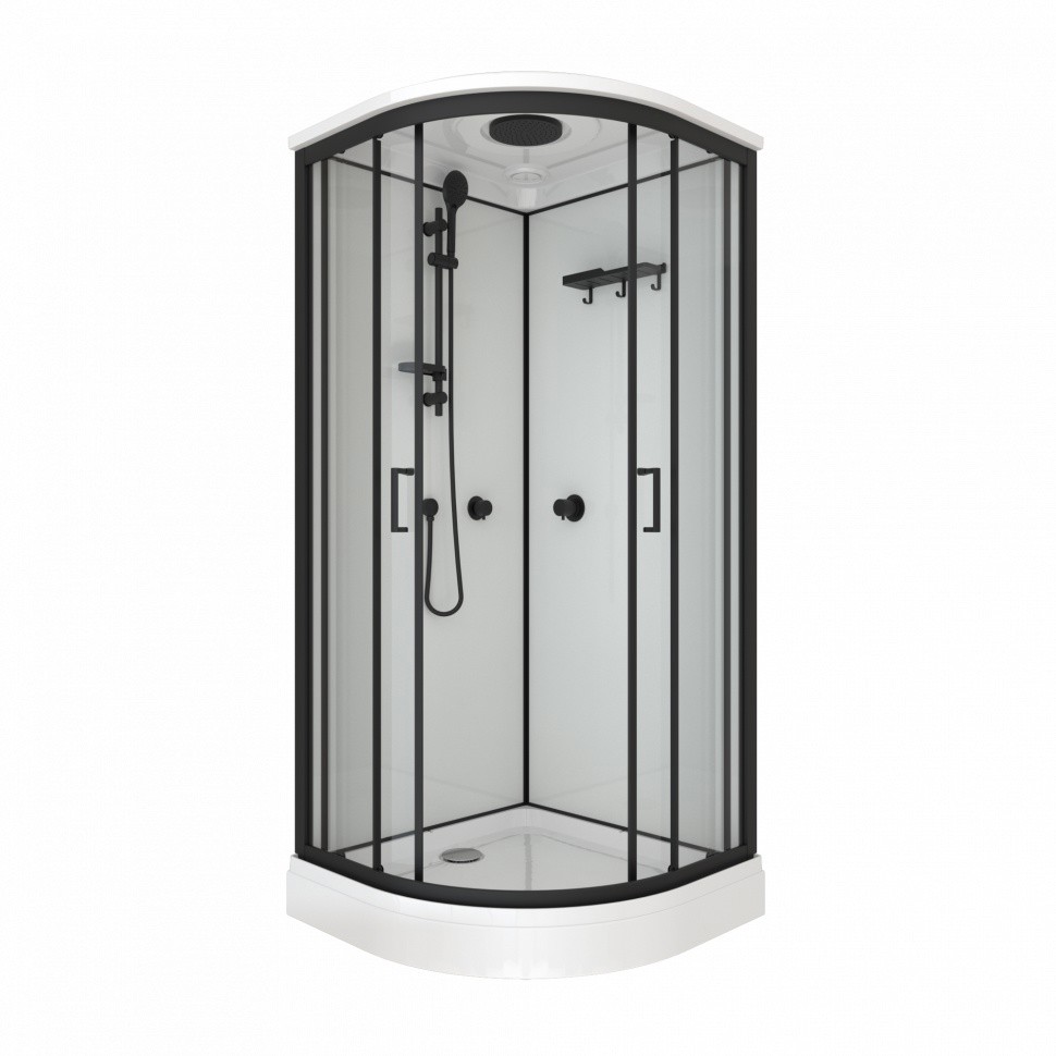 Душевая кабина Triton Прайм-Блэк 90х90А