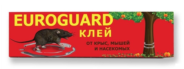 Клей от крыс, мышей и насекомых 130 г ЕUROGUARD