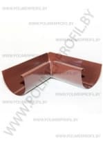 Желоб угловой наружн. Ф 120 ПП 8017(корич.)