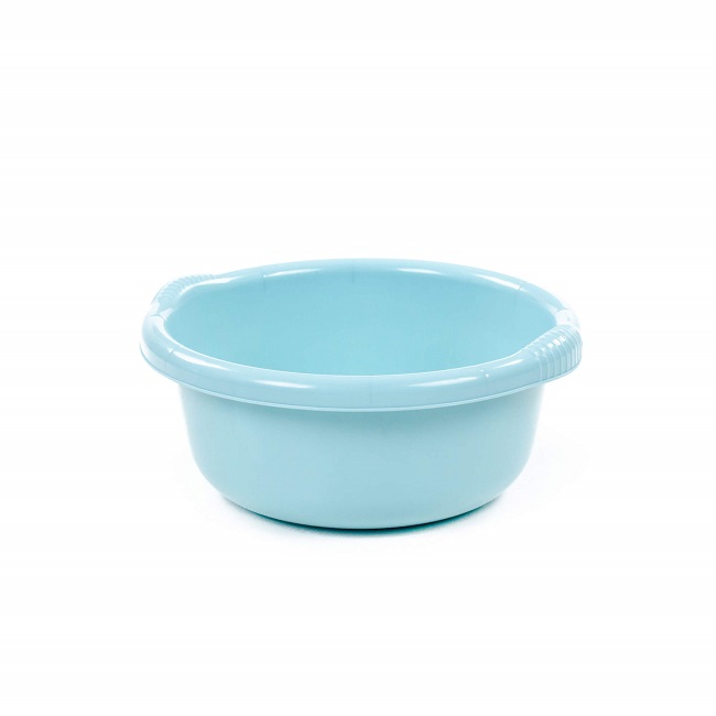 Миска №45, 4 литра, диаметр 280 мм (дымчато-голубая), Полесье