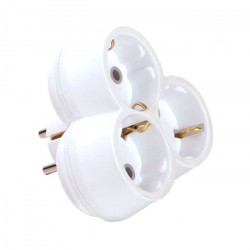 Разветвитель 3 гнезда (тройник) с заземлением F27, FAR