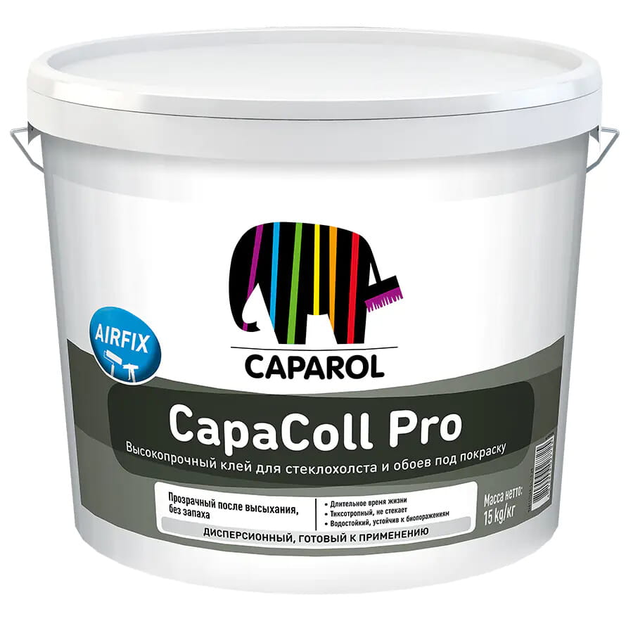 Клей для стеклообоев Capacoll Pro 15 кг Caparol 948107058