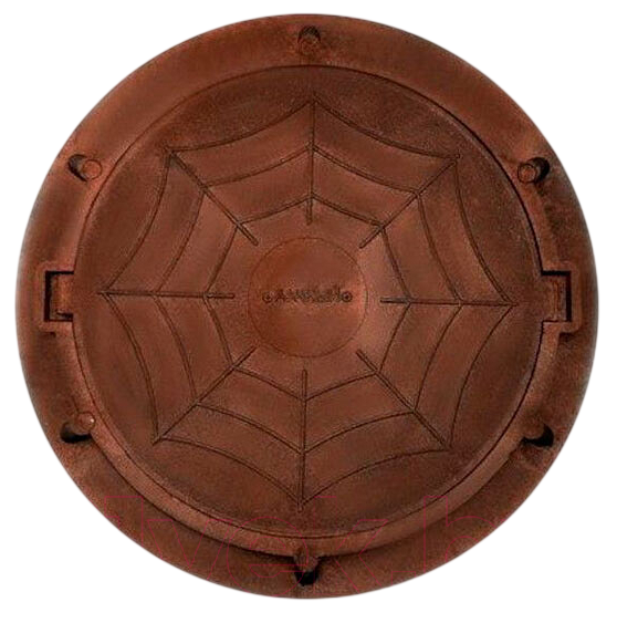 Люк канализационный Дачный 750x50 мм, коричневый, Стандартпарк 35288-9