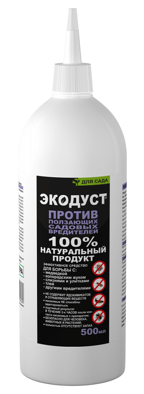 Инсектицид против ползающих садовых вредителей, 500 мл ЭКОДУСТ