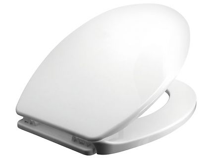 Сиденье для унитаза белое, 456х361х40 мм IRIS