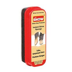 Губка для обуви из гладкой кожи придающая блеск, бесцветный, SHOW