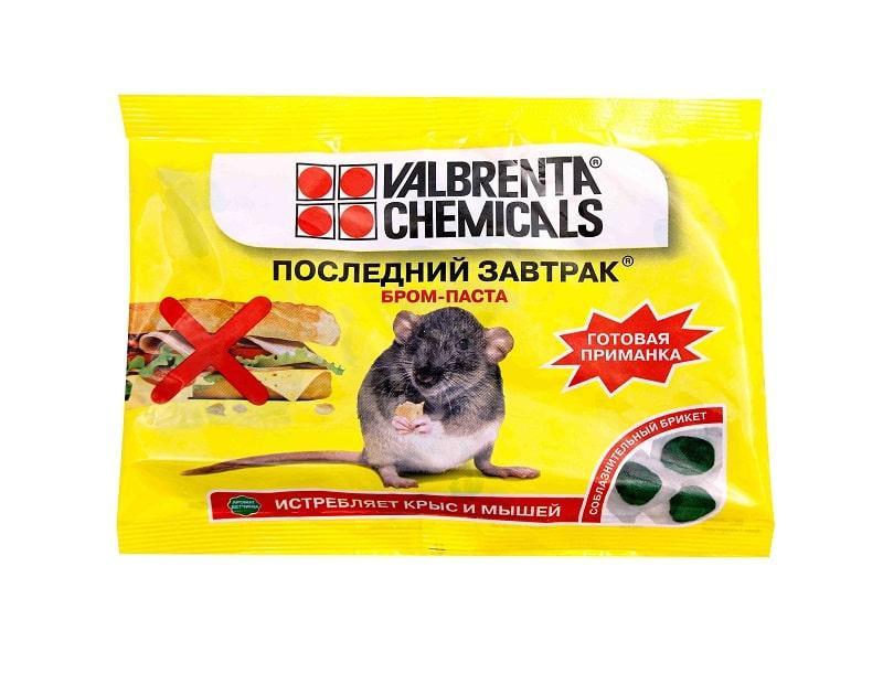 Отрава от грызунов Бром паста, ветчина, 100 гр. VALBRENTA CHEMICALS