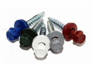 Саморез кровельный 4.8х35 мм сигнальный белый, RAL9003, DAXMER