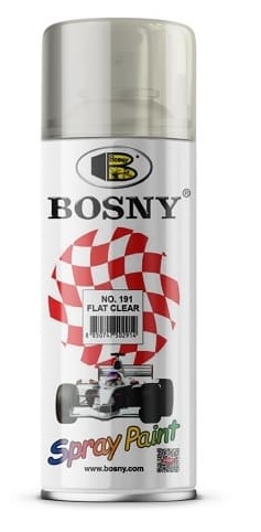 Лак-спрей акриловый BOSNY, матовый BS191