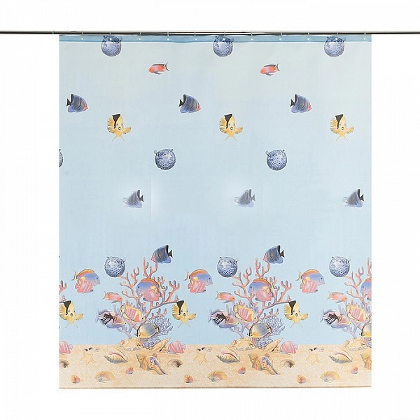 Занавеска для ванной 180х200 см Miranda Red Sea