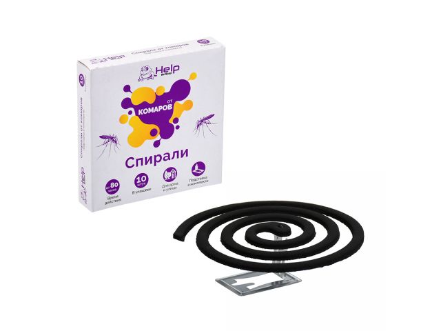 Спирали от комаров, 10 шт, HELP 80230