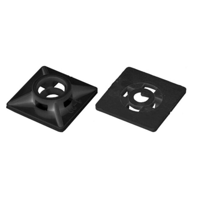 Площадка для хомута-стяжки 19х19 мм черный 100 шт STARFIX SMP2-81103-100