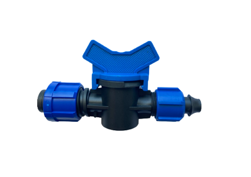 Кран стартовый с поджимом для капельной ленты, Гарденпласт 00139