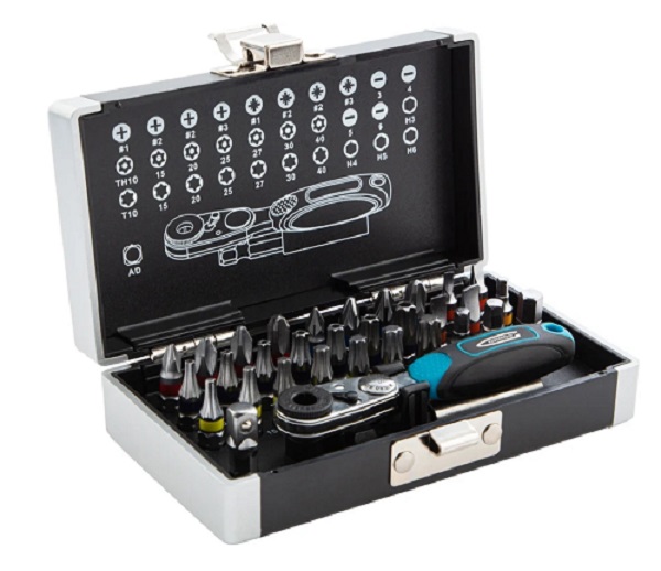 Набор бит и магнитный адаптер (33 предмета) GROSS 11365