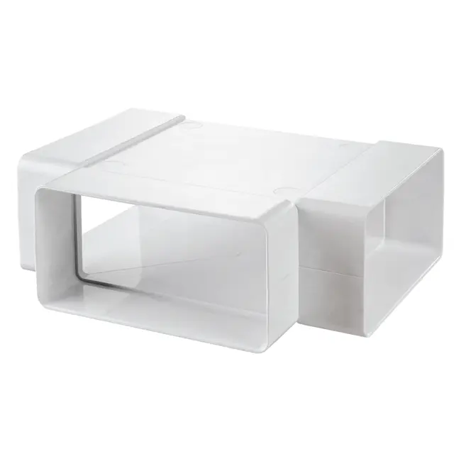 Тройник для плоских воздуховодов 204х60мм СЕМЬ ВЕТРОВ 838